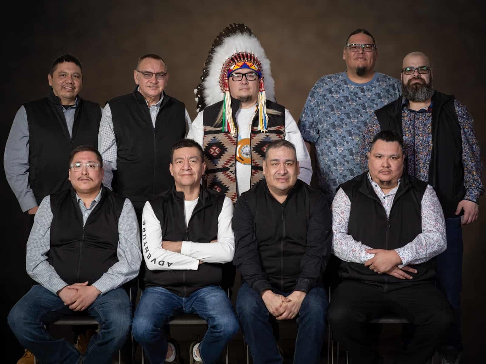 Red Pheasant Cree Nation Chief and Council Group Photo