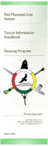 Cover of the Tenant Information Handbook, Housing Program, March 2026